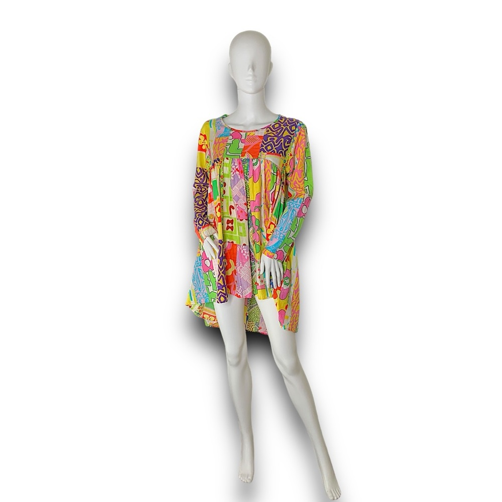 JEREMY SCOTT PATTERNED DRESS